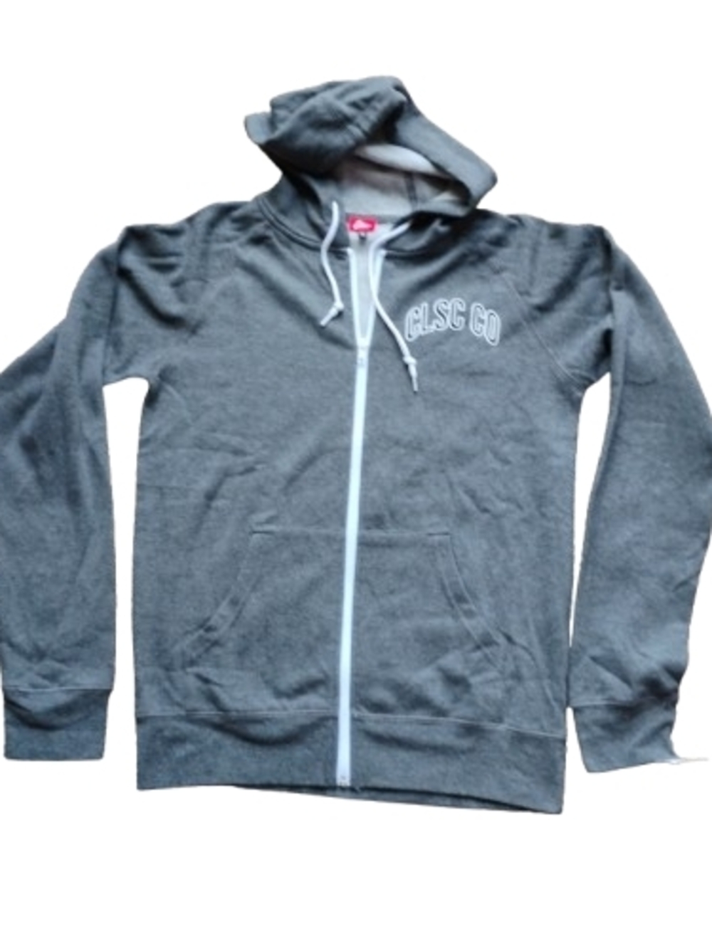 NWT CLSC CO Gray Full Zip Hoodie Size S Streetwear Logo